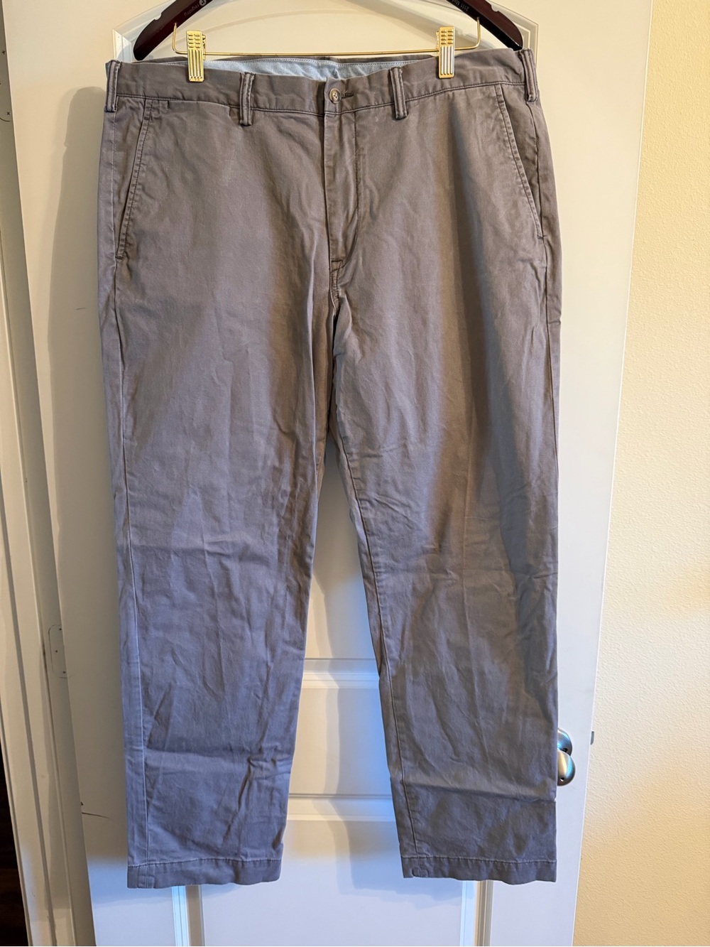 Ralph Lauren Light Gray Cotton Chino Pants